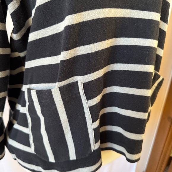 KOMIL LUCCA TOP STRIPED COTTON FRONT POCKETS BREATHABLE CASUAL WEEKEND WEAR M - Picture 7 of 11